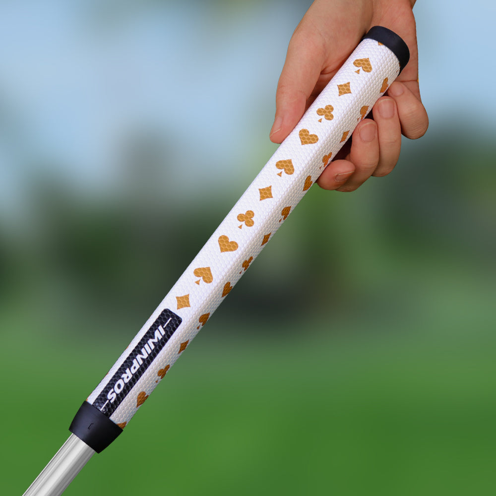 POKER PISTOL PUTTER GRIP GOLDEN