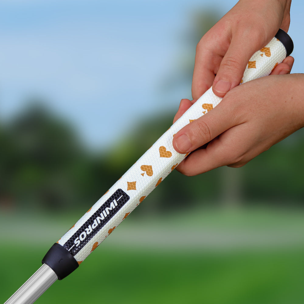 POKER PISTOL PUTTER GRIP GOLDEN