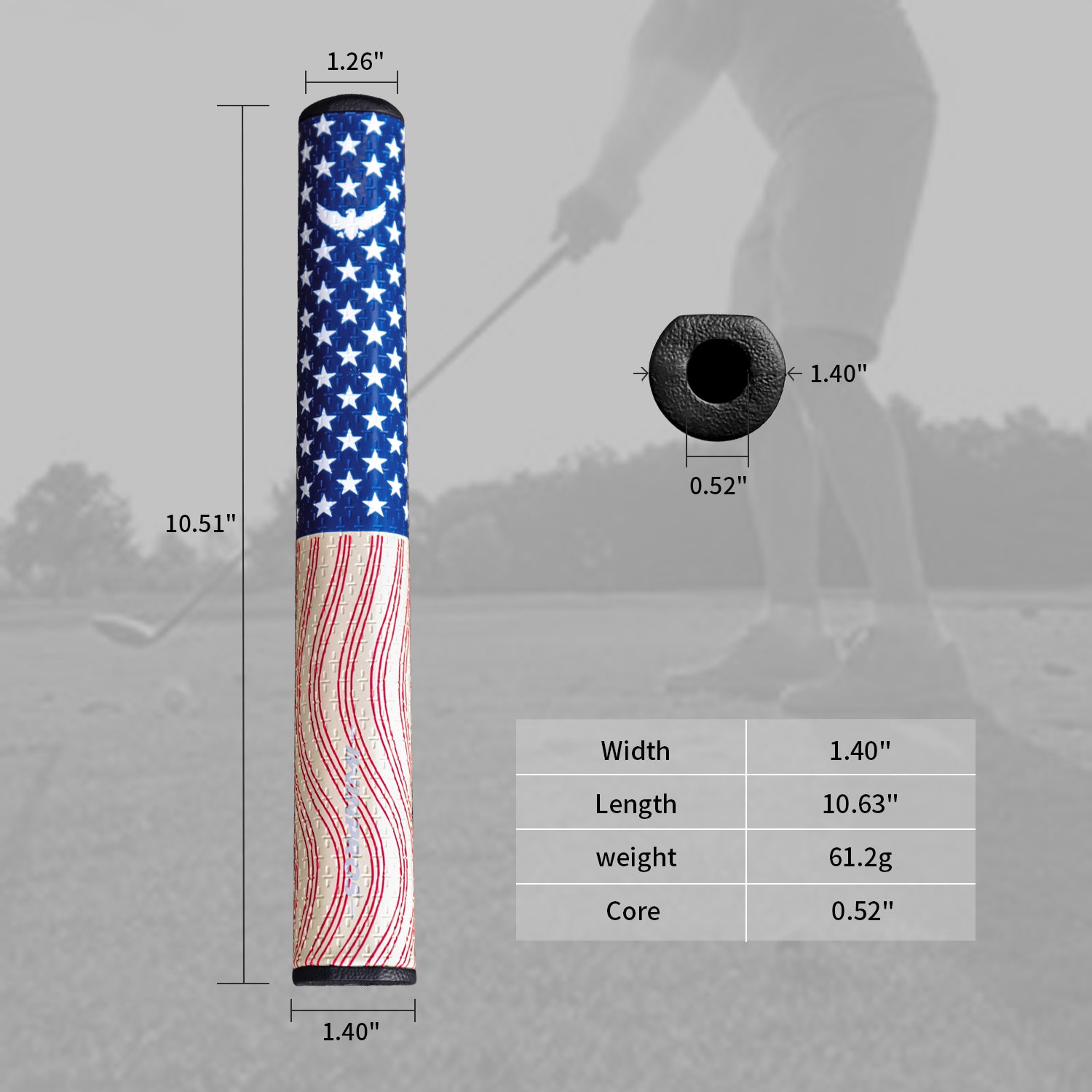 UNCLE SAM PUTTER GRIP