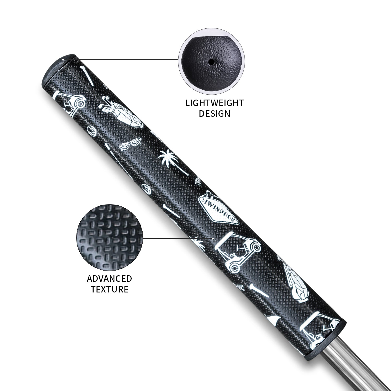 BIRDE PUTTER GRIP BLACK