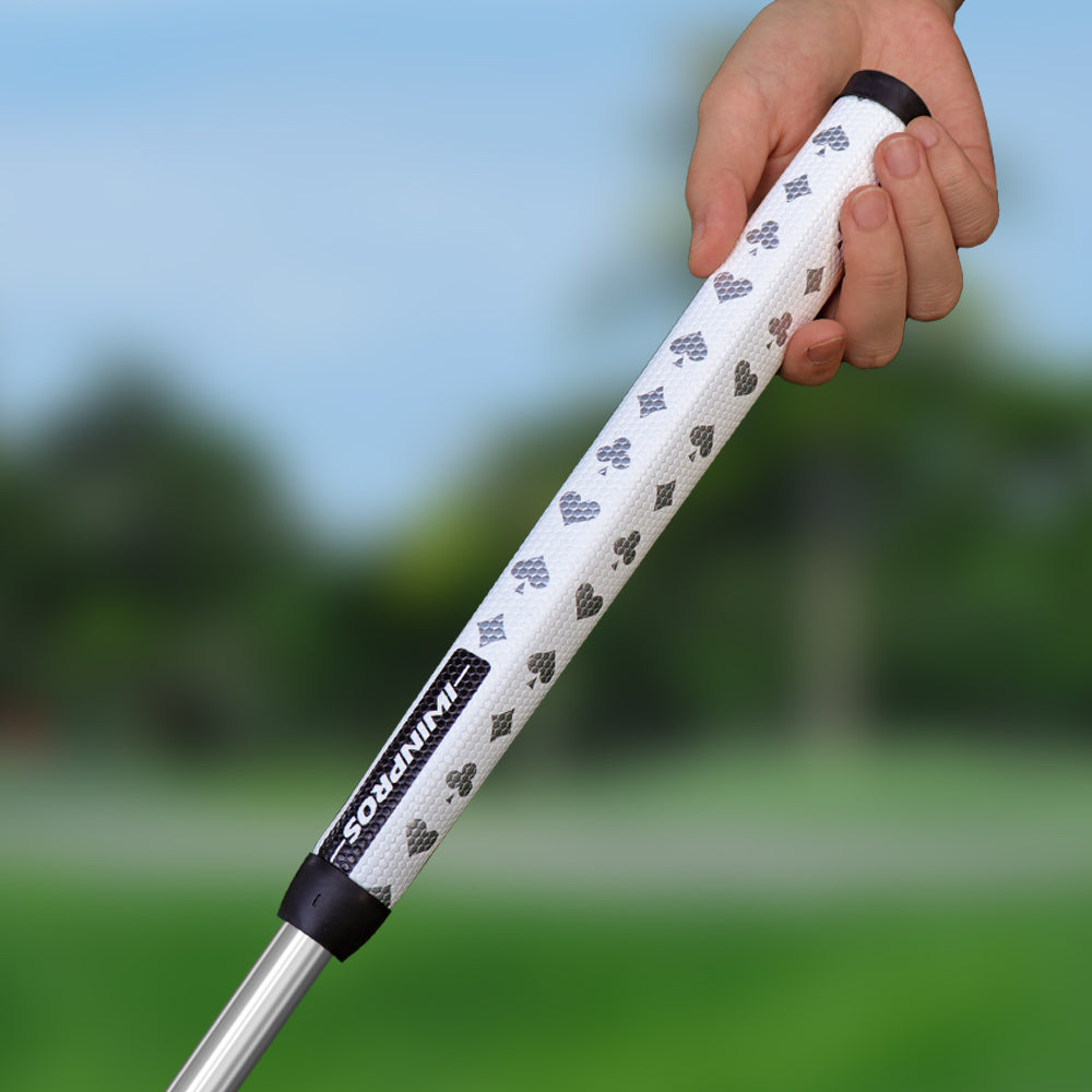 POKER PISTOL PUTTER GRIP SILVER