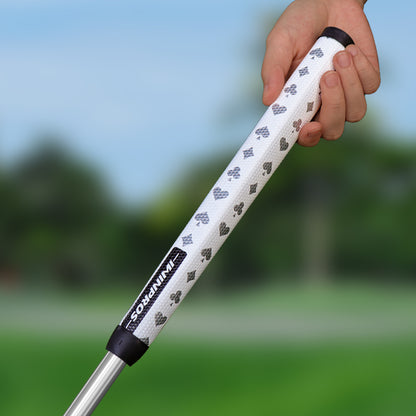POKER PISTOL PUTTER GRIP SILVER