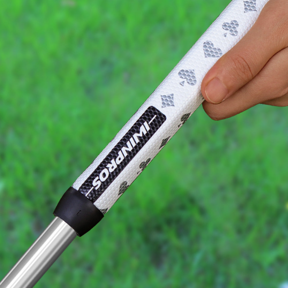 POKER PISTOL PUTTER GRIP SILVER