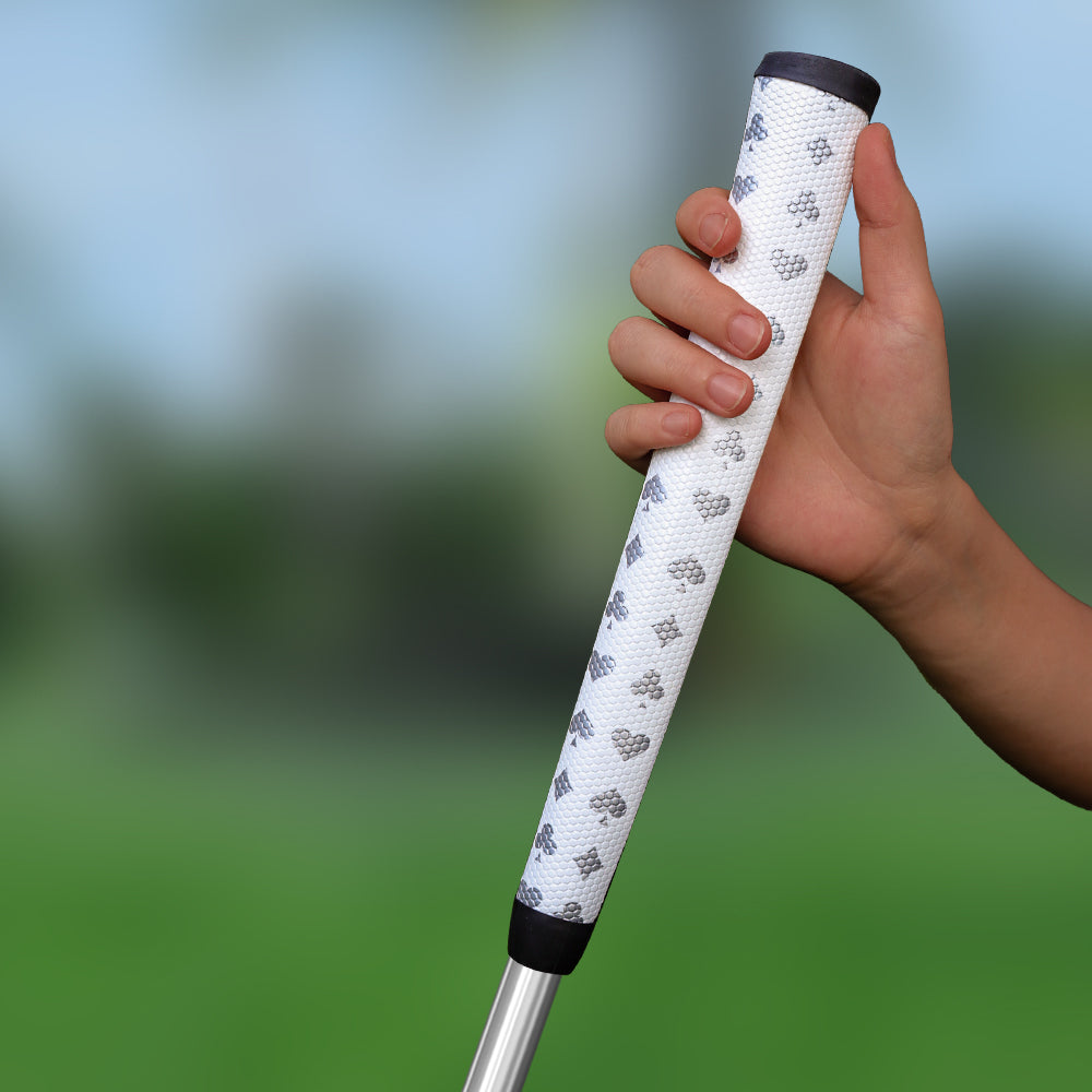 POKER PISTOL PUTTER GRIP SILVER