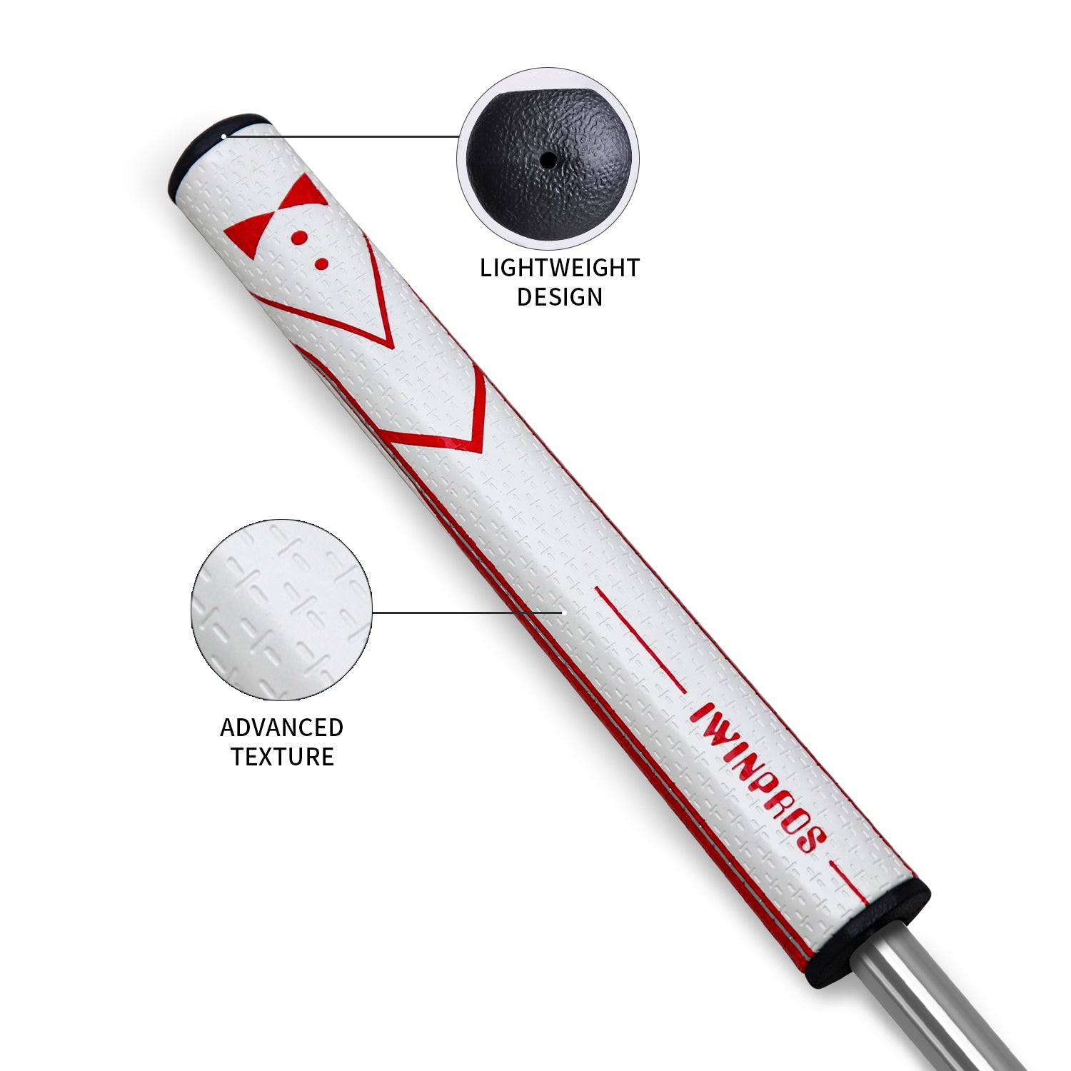 GENTLEMEN PUTTER GRIP RED