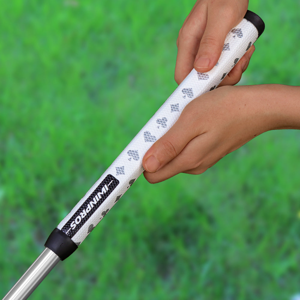 POKER PISTOL PUTTER GRIP SILVER