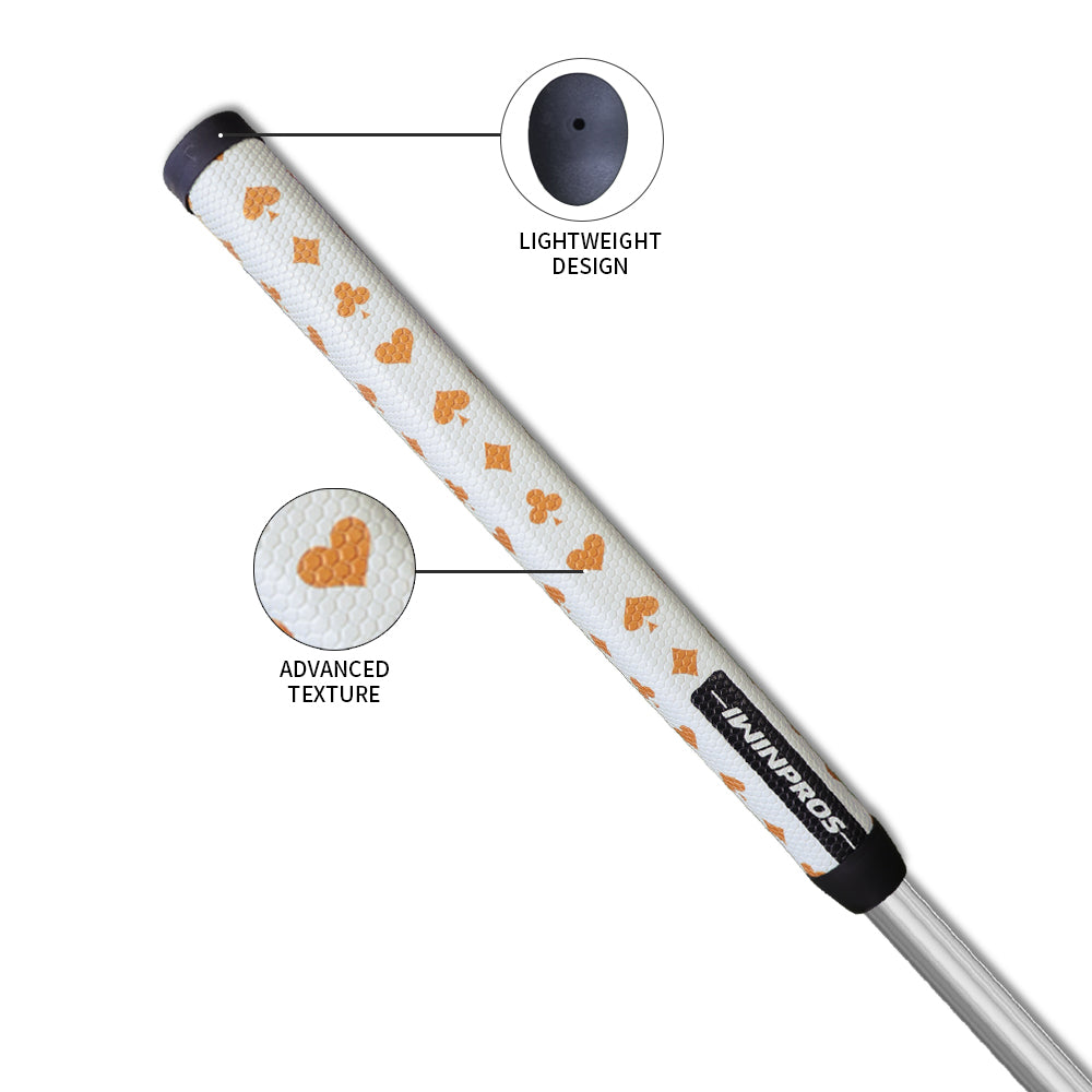 POKER PISTOL PUTTER GRIP GOLDEN