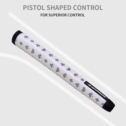 POKER PISTOL PUTTER GRIP SILVER